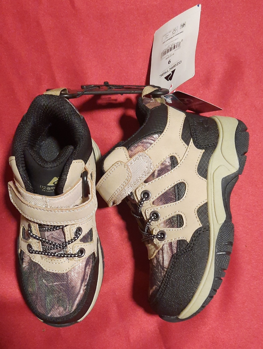 Ozark Trail Boys Camoflauge Hiker Boots